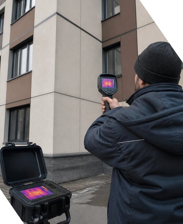 Тепловизионное обследование зданий и сооружений в Сургуте